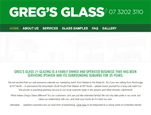 Tablet Screenshot of gregsglass.com