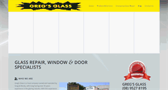 Desktop Screenshot of gregsglass.com.au